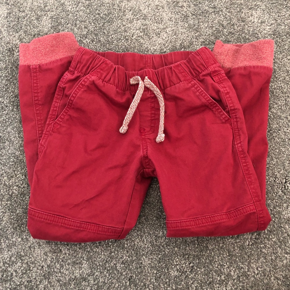 Cat & Jack Maroon Khaki Joggers